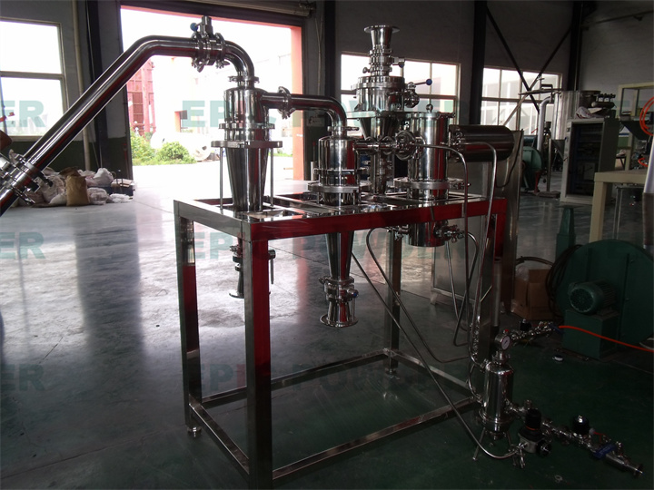 實驗型圓盤式氣流粉碎機